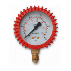 Manometr acetylen 63 mm 2,5bar-M12x1,5