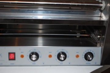 ROYAL CATERING РОЛИКОВЫЙ ГРИЛЬ, 9 РОЛИКОВ, НЕРЖАВЕЮЩАЯ СТАЛЬ