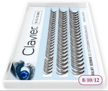 Kępki Rzęs Clavier Skręt C Mix – 8/10/12 mm