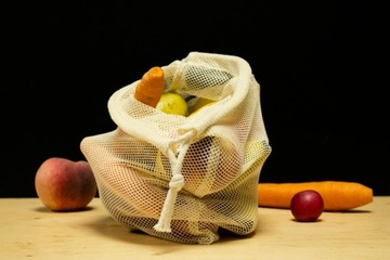 Сетчатый мешок для овощей и фруктов, эко-шопинг