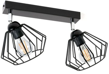 Lampa sufitowa 2 loft z regulacją led edison E27