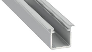 PROFIL ALUMINIOWY do taśm LED LISTWA G 2M CZARNY