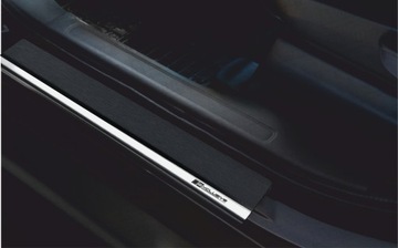 Накладки на пороги Mazda 6, накладки на пороги 2007-2012 гг.