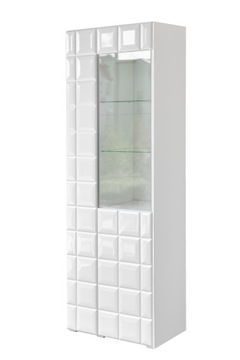 WITRYNA CUBO KUV71 BIAŁY POŁYSK MDF