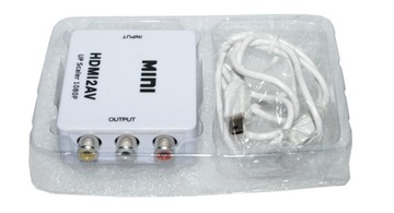 Композитный преобразователь HDMI в AV CVBS + стереоаудио