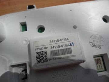 PŘÍSTROJOVÁ DESKA BUDÍKY SUZUKI OE 34110-61MA