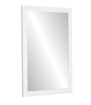 LUSTRO 90x70 w ramie WENGE BIAŁA 70x90 12 KOLORÓW