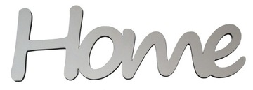 NAPIS HOME 5 LEŻĄCY 51 CM DREWNO 3D DEKORACJE DOM