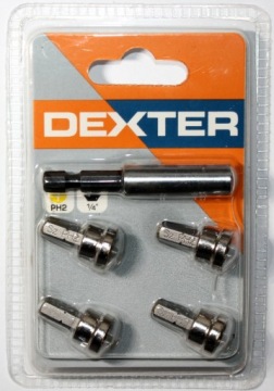 СВЕРЛА DEXTER PH2 СО СТОПЕРОМ ДЛЯ ШТУКАТУРНЫХ КАРТ