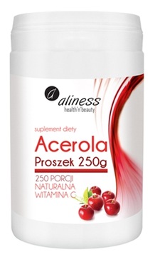 ACEROLA PROSZEK 250G NATURALNA WITAMINA C ALINESS