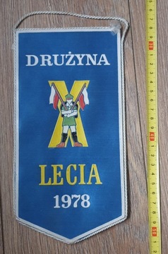 PROPORCZYK X DRUŻYNA LEGIA 1978 HUFIEC POZNAŃ N.M.