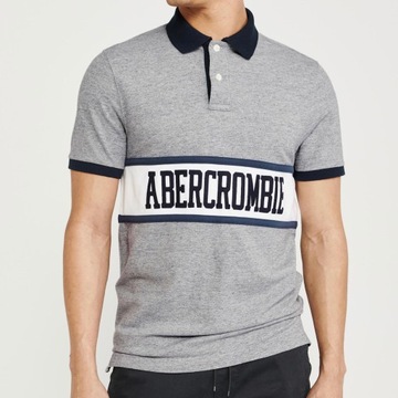 Koszulka logo polo ABERCROMBIE & FITCH M