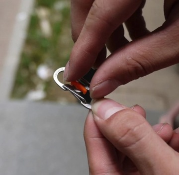 Карабин eSka металлическая сумка для выживания EDC замок