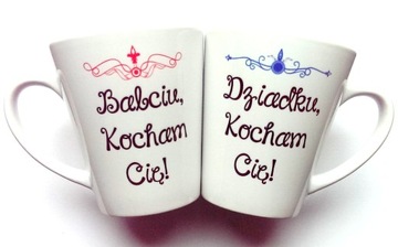 2 Kubki LATTE DLA DZIADKÓW dzień babci dzień dziadka prezent