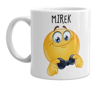 KUBEK EMOTIKON EMOTKI EMOJI ZAWODY Z IMIENIEM
