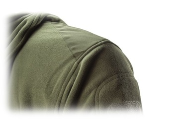 Оливковая флисовая толстовка с капюшоном TEXAR Husky S