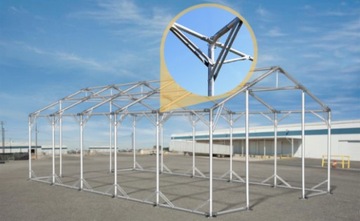 5х8м 2-2,91м Круглогодичная садовая торговая палатка