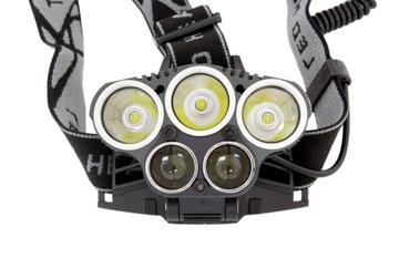 Налобный фонарь 5xLED T6 Cree XM-L 2xLado USB-аккумулятор