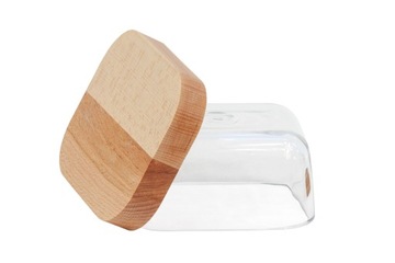 МАСЛЕНКА из дерева и стекла для масла