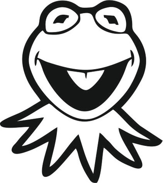 naklejka kermit