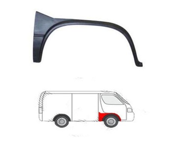 Reperaturka błotnika VW Transporter T3 1979-1992 P