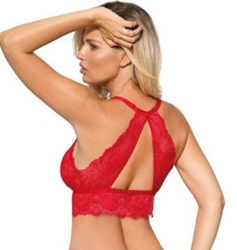 Róża Zuza мягкий кружевной бюстгальтер *36* красный