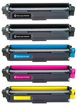 5x ТОНЕР ДЛЯ BROTHER TN241 DCP-9015CDW DCP-9020CDW