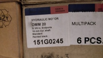 Гидравлический двигатель Sauer-Danfoss OMM20