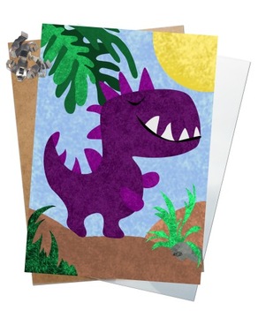 PLAKAT A3 DINOZAURY OBRAZEK DLA DZIECKA ANTYRAMA