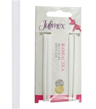 JULIMEX RAMIĄCZKA BIAŁY spaghetti szer 6 mm RB-63