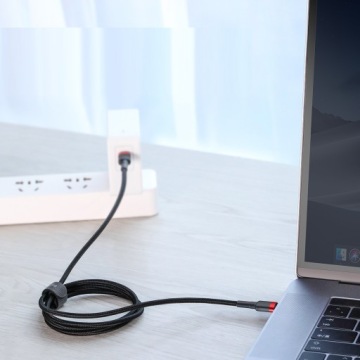 Кабель Baseus Cafule PD2.0 USB-C 60 Вт 1 м Черный