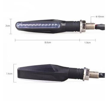 Комплект светодиодных ПОВОРОТНИКОВ. 2 шт. динамические ПЛАВАЮЩИЕ