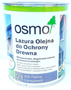 Osmo 905 Lazura Olejna 2,5l PATYNA