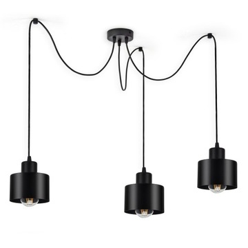 LAMPA WISZĄCA SUFITOWA ŻYRANDOL PAJĄK EDISON LOFT