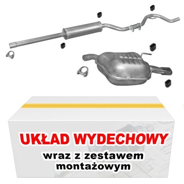 Tłumik środkowy końcowy Opel Vectra C 2.2 16V