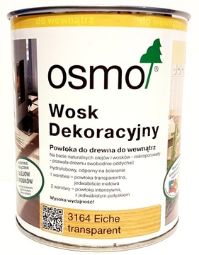 Osmo 3164 WOSK Dekoracyjny 0,75 l DĄB