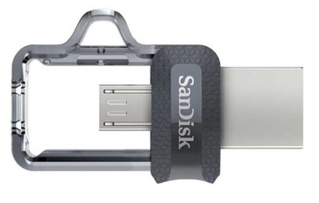 Флеш-накопитель SanDisk Ultra Dual Drive 128 ГБ, 150 МБ, OTG