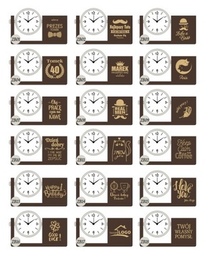 Элегантная настольная шкатулка с часами + ГРАВИРОВКА