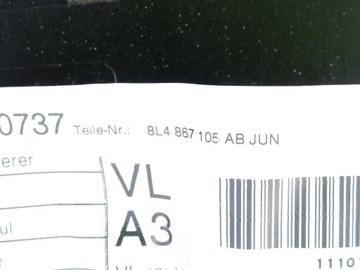 ЧЕРНЫЕ КОЖАНЫЕ БОКОВИНЫ S LINE AUDI A3 8L 5D 01-03