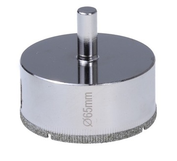 КОРОНОЧНАЯ ПИЛА DREL АЛМАЗНЫЕ КУСКИ ДЛЯ СТЕКЛЯННОЙ ГЕРМАНИЧЕСКОЙ ПЛИТКИ 65мм