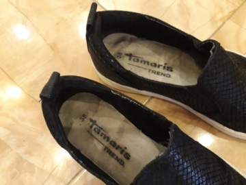 TAMARIS КОЖА РАЗМЕР 38-24,5 СМ