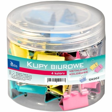 Klipy kolorowe 25mm