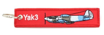 Брелок для ключей Як-3, нашивка «СНИМАТЬ ПЕРЕД ПОЛЕТОМ»