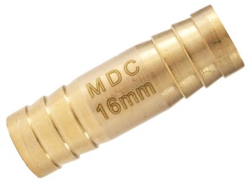 ZŁĄCZKA MOSIĄDZ 16mm łącznik złącze wąż przewód MD