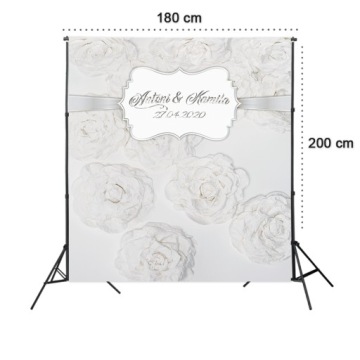 свадебный настенный фон для вечеринки 180x200 WEDD050