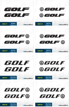 2 наклейки Наклейка VW GOLF PASSAT VR6 R32 GTI HQ