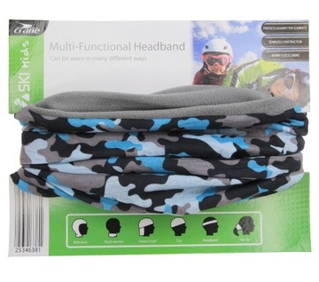 CHUSTA WIELOFUNKCYJNA BANDANA KOMIN MORO POLAR 9P