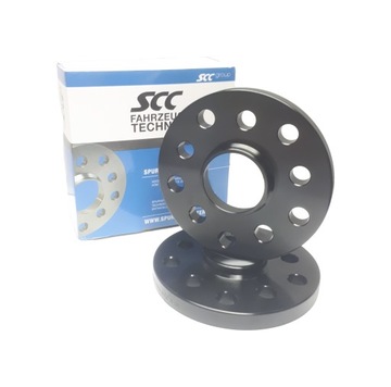 DYSTANSE KOŁA SCC 15MM CZARNE 5X100 5X112 SKODA