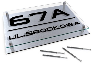 Адресная табличка, 3D номерной знак, номер дома