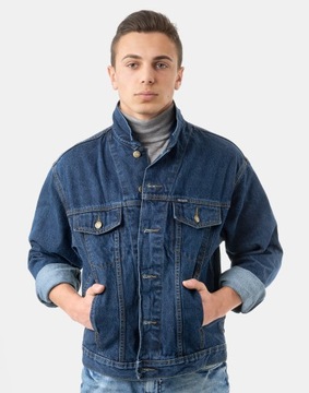 Kurtka Katana Bluza Męska Jeansowa Jupa Jeans Granatowa Dżinsowa SHAVE r M